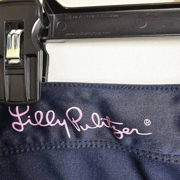 LILLY PULITZER Jeans Pants Worth Low Rise Skinny NAVY BLUE size 0 XS Preppy Chic - Picture 5 of 8